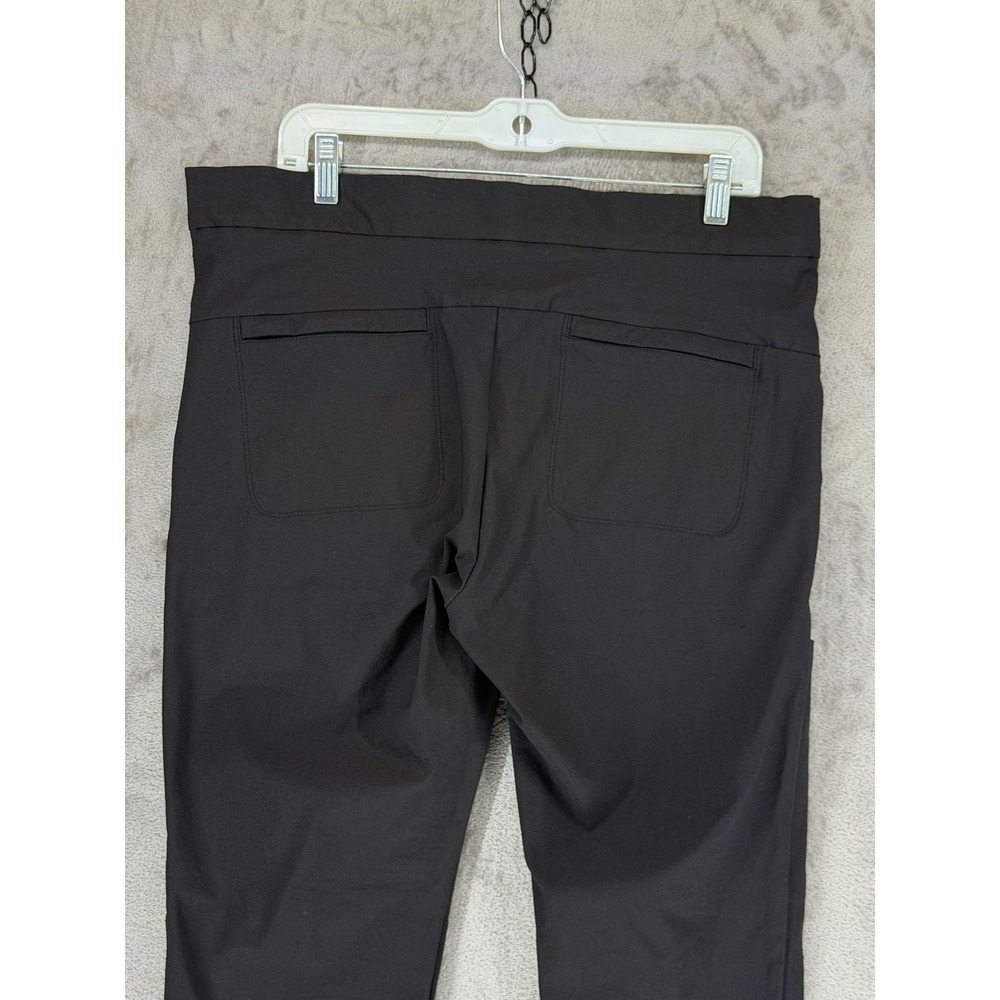 Athleta Wander Stash Skinny Pant Women 14 Black Stretch Hiking Commuter Trousers - Picture 5 of 11